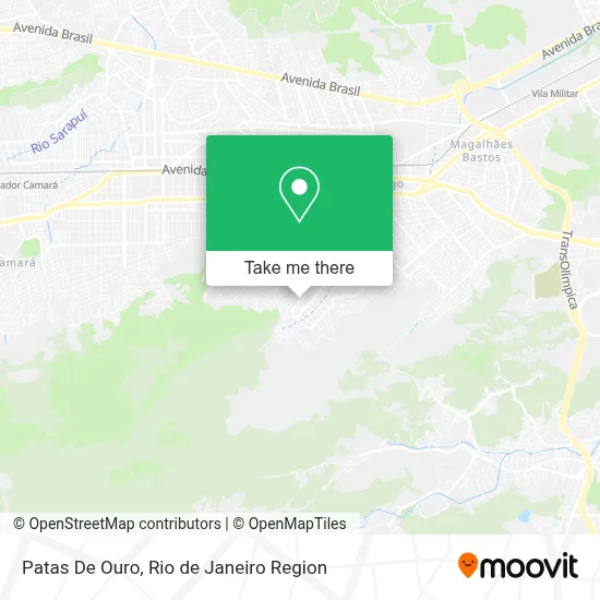 Patas De Ouro map