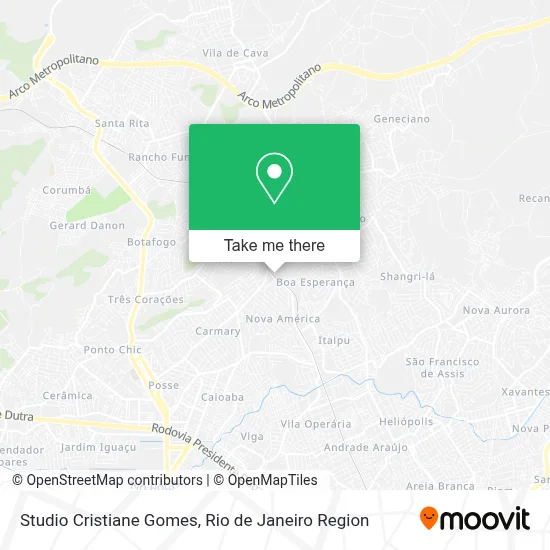 Studio Cristiane Gomes map