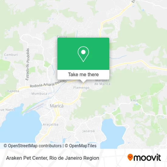 Araken Pet Center map