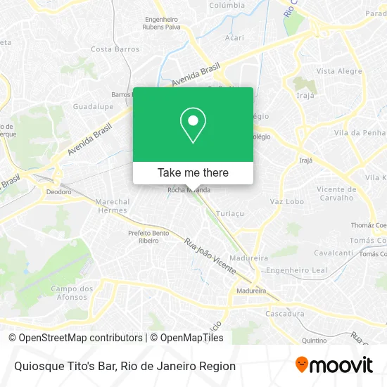 Quiosque Tito's Bar map
