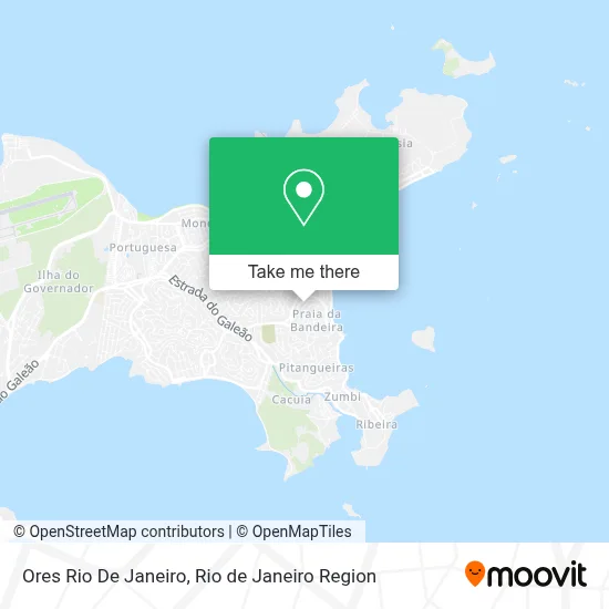Ores Rio De Janeiro map