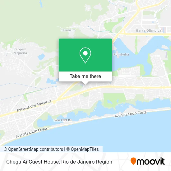 Chega Aí Guest House map