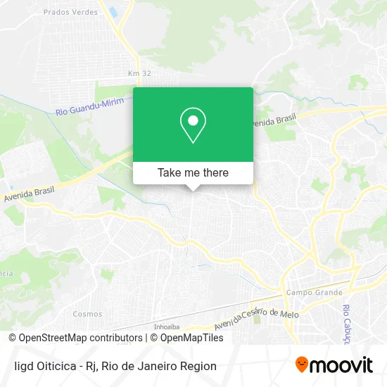 Iigd Oiticica - Rj map