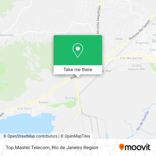 Top Master Telecom map