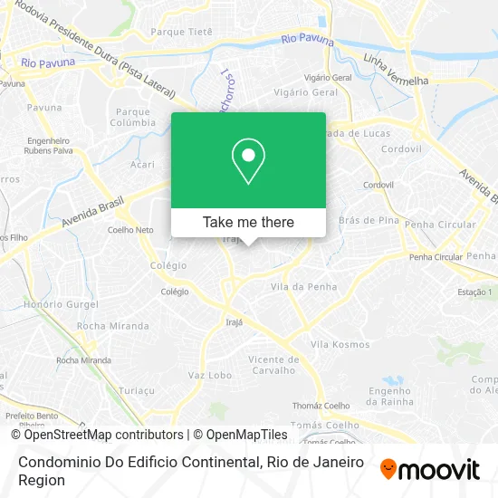 Condominio Do Edificio Continental map