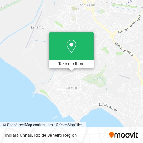 Indiara Unhas map