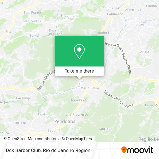Dck Barber Club map