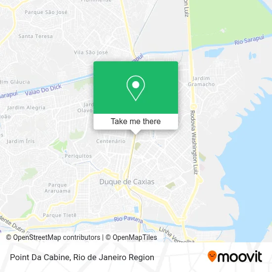 Point Da Cabine map