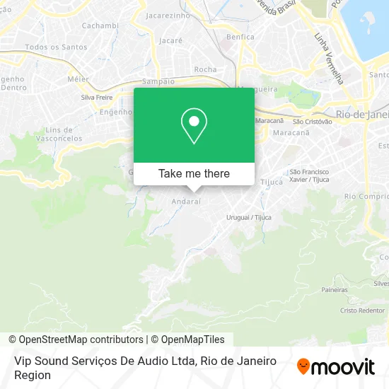Vip Sound Serviços De Audio Ltda map