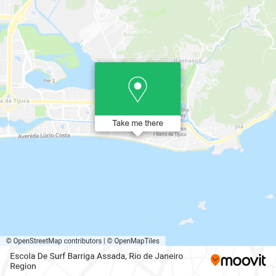 Escola De Surf  Barriga Assada map