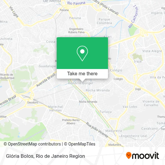 Glória Bolos map