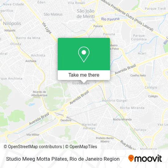 Studio Meeg Motta Pilates map