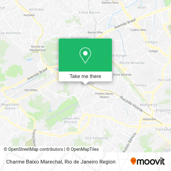 Charme Baixo Marechal map