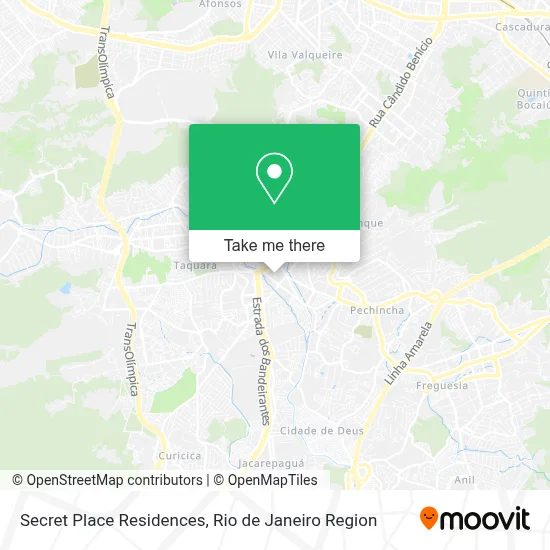 Secret Place Residences map