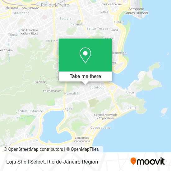 Loja Shell Select map