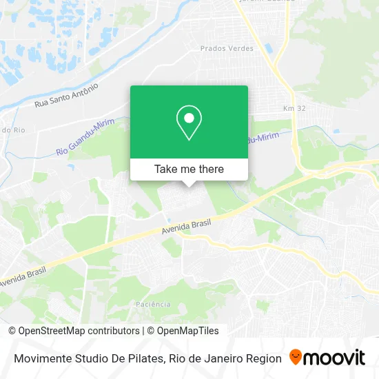 Movimente Studio De Pilates map