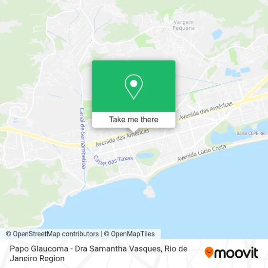 Papo Glaucoma - Dra Samantha Vasques map