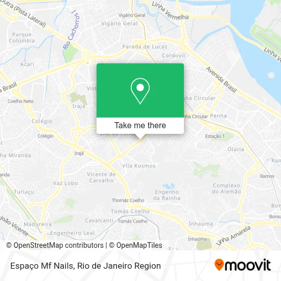 Espaço Mf Nails map