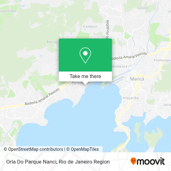Orla Do Parque Nanci map
