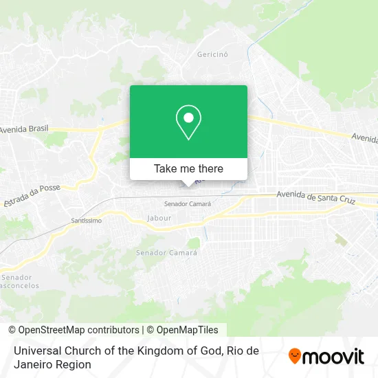 Igreja Universal Do Reino De Deus map