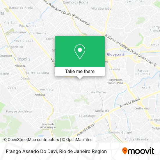 Frango Assado Do Davi map