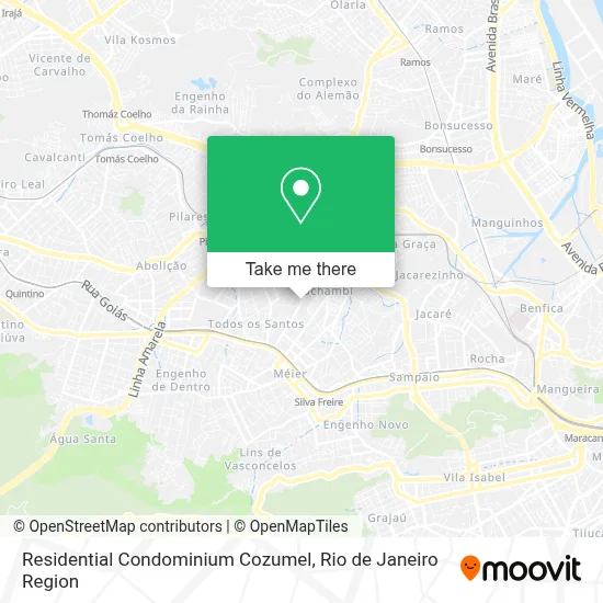 Residential Condominium Cozumel map