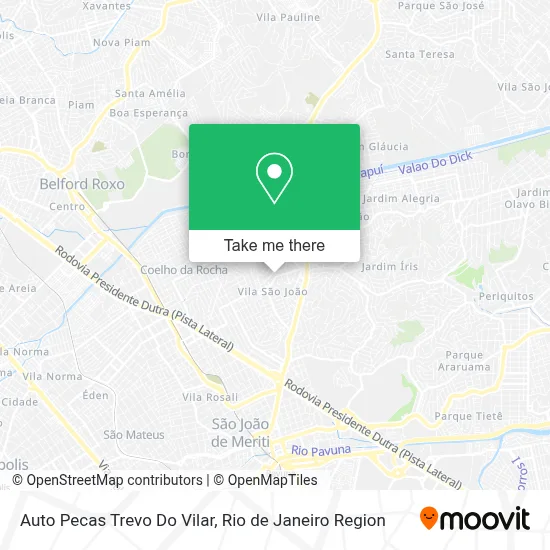 Auto Pecas Trevo Do Vilar map