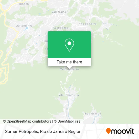 Somar Petrópolis map