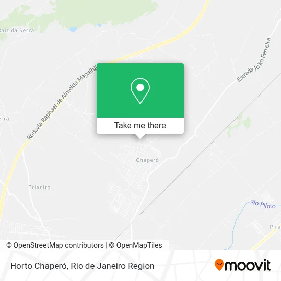 Horto Chaperó map
