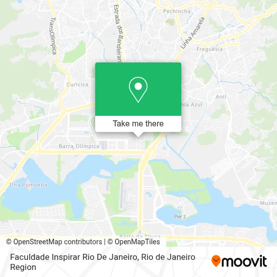 Faculdade Inspirar Rio De Janeiro map
