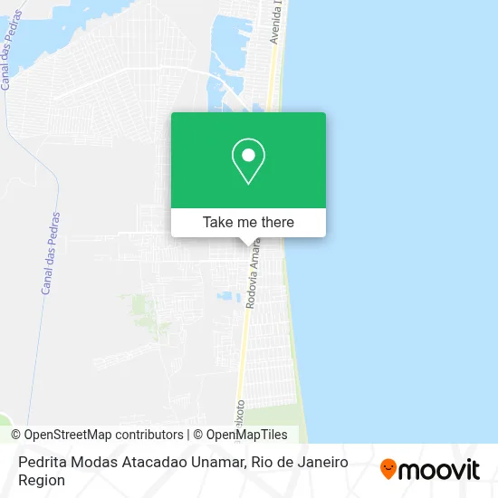 Pedrita Modas Atacadao Unamar map