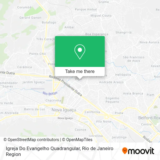 Igreja Do Evangelho Quadrangular map
