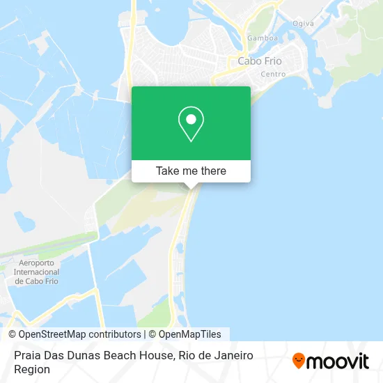 Praia Das Dunas Beach House map
