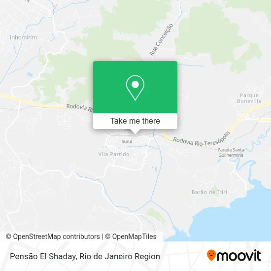 Pensão El Shaday map