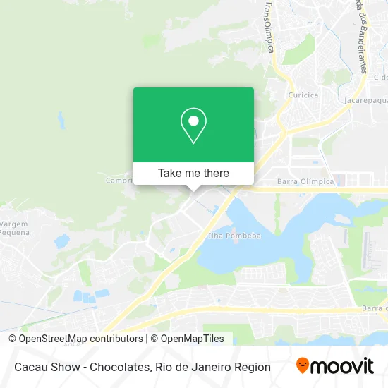 Cacau Show - Chocolates map