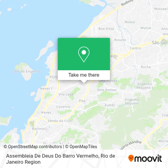 Assembleia De Deus Do Barro Vermelho map