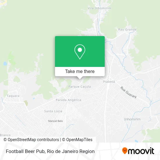 Football Beer Pub map
