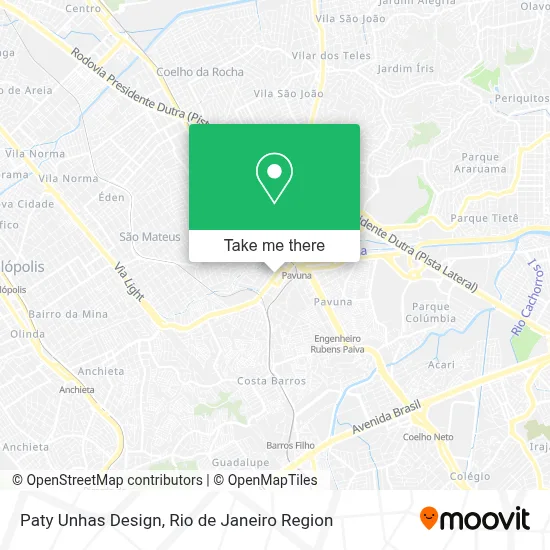Paty Unhas Design map