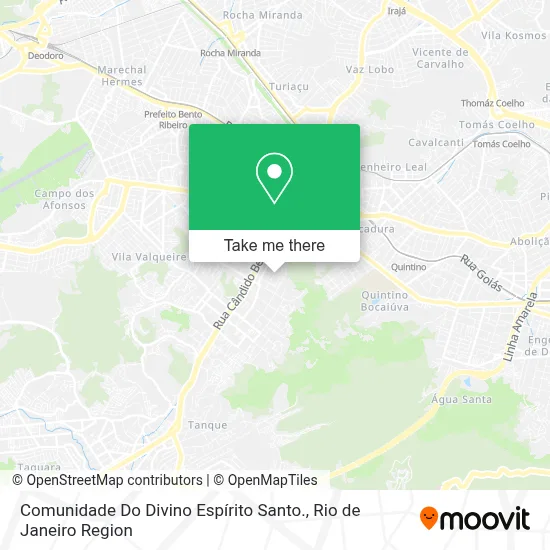 Comunidade Do Divino Espírito Santo. map