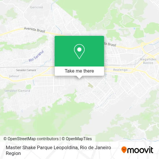 Master Shake Parque Leopoldina map