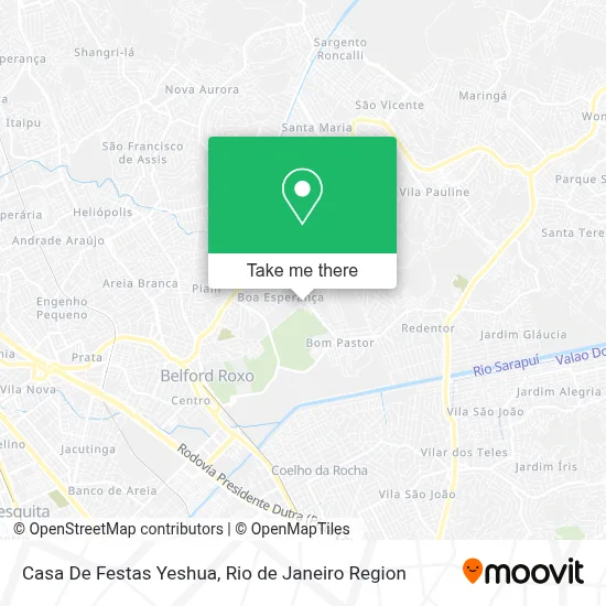Casa De Festas Yeshua map