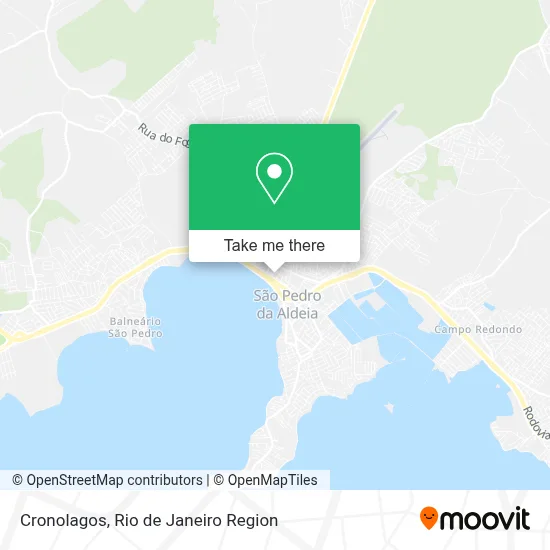 Cronolagos map