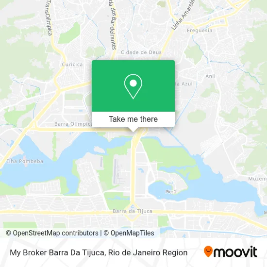 My Broker Barra Da Tijuca map