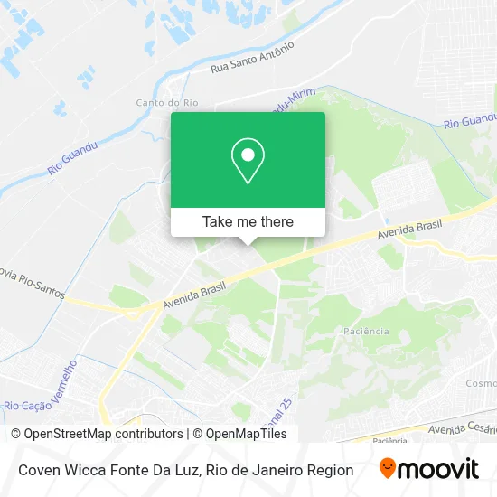 Coven Wicca Fonte Da Luz map
