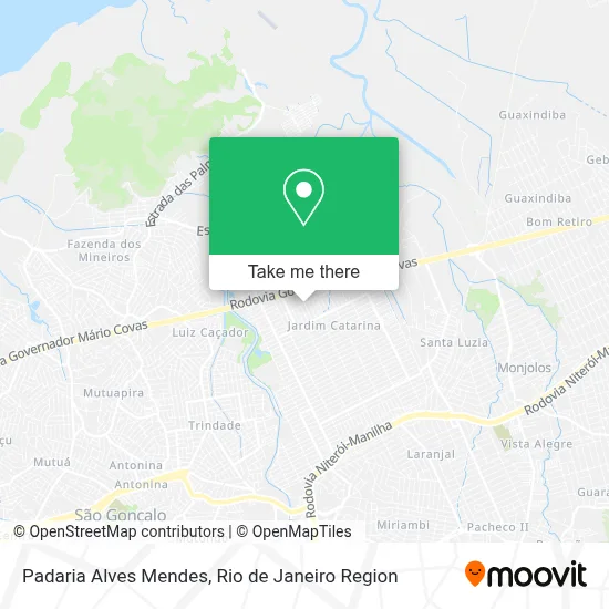 Padaria Alves Mendes map