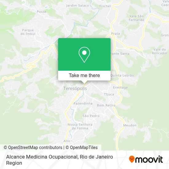 Alcance Medicina Ocupacional map