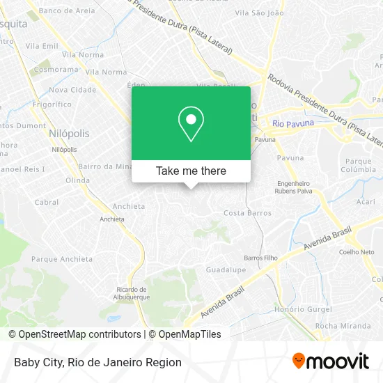 Baby City map