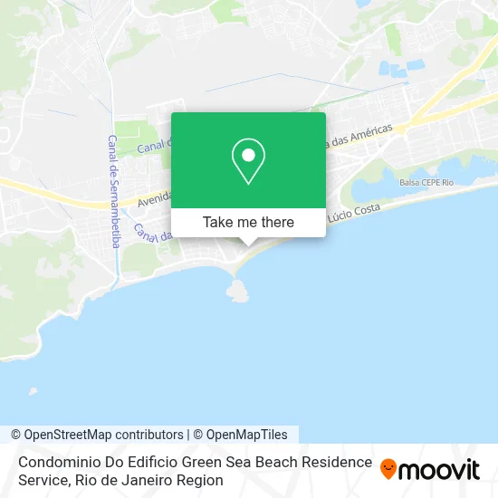 Condominio Do Edificio Green Sea Beach Residence Service map