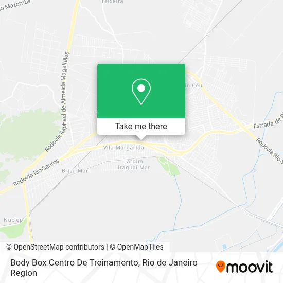 Body Box Centro De Treinamento map