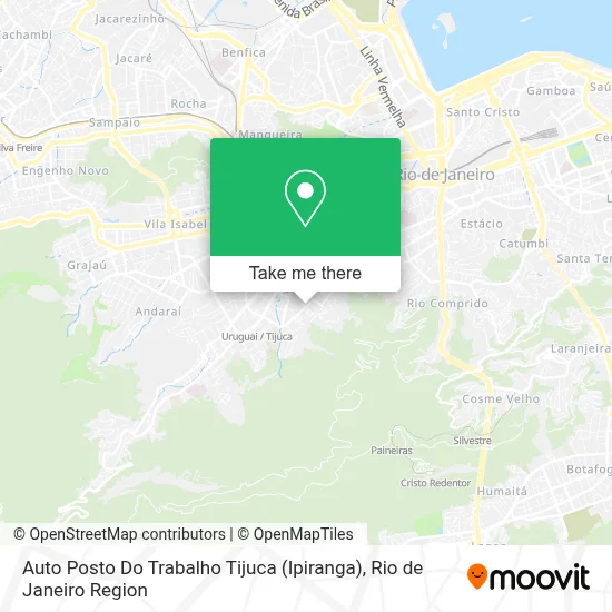 Auto Posto Do Trabalho Tijuca (Ipiranga) map